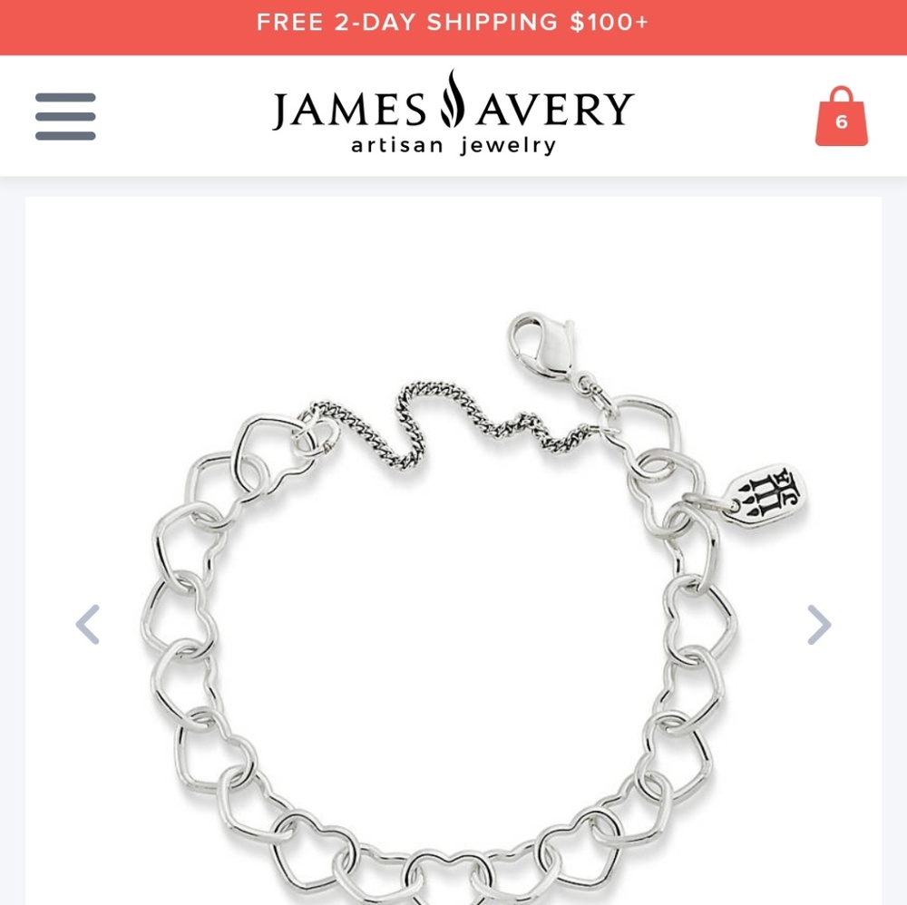 James Avery charm bracelet
